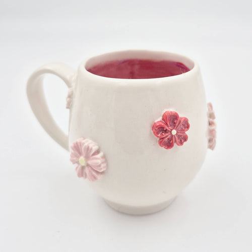 Blomsterkrus i porcelænsler (højde 9 cm, 2,5 dl)